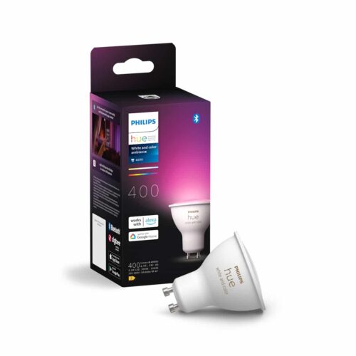 Bombilla Philips HUE White&Color GU10 Pack Individual Zigbee & BT