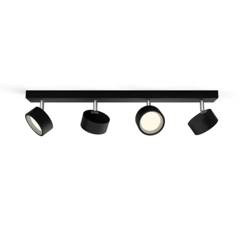 Foco Orientable Bracia Negro 4L Philips