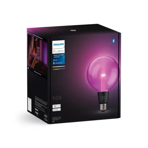 Bombilla Philips HUE White&Color E27 G125 Zigbee & BT