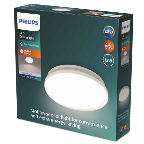 Plafón LED Acuna Sensor 12W 4000ºk Philips