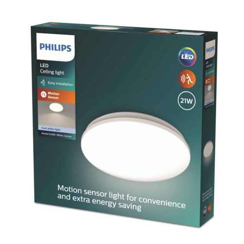 Plafón LED Acuna Sensor 21W 4000ºk Philips