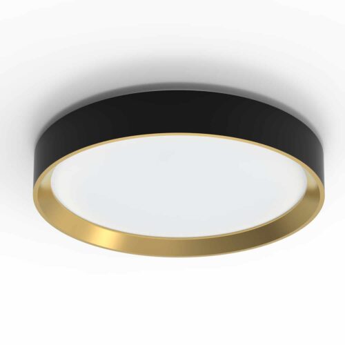 Plafón LED Hanno Negro 24W 2700ºk Philips