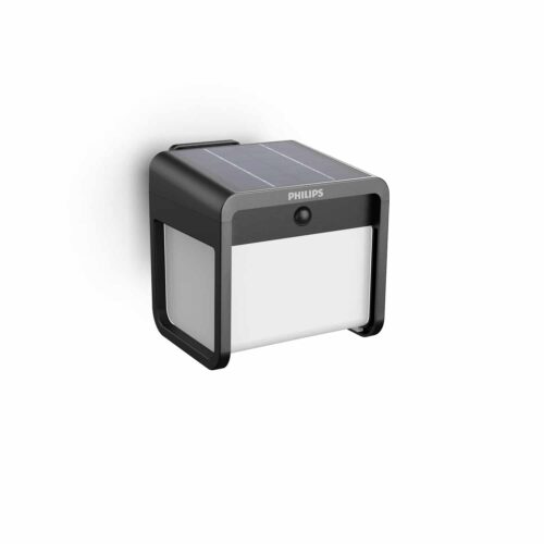 Aplique Pared Ezra Solar Sensor Ultra Eficiente 3000ºk Philips