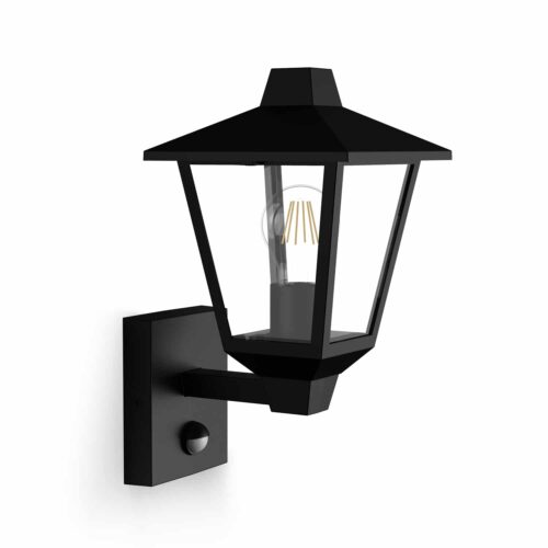 Aplique Pared Kinno Sensor Negro Philips
