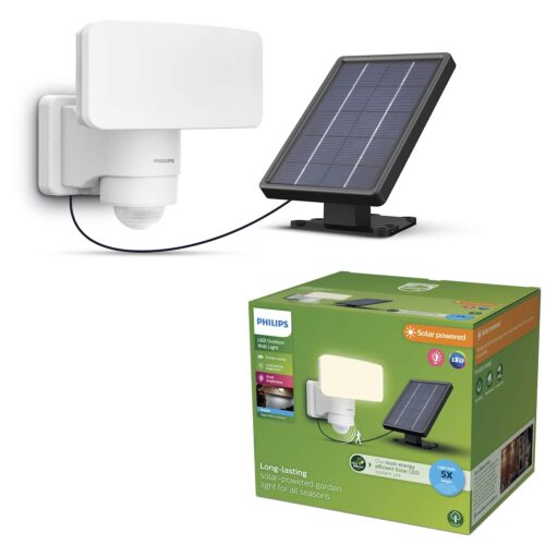 Proyector Pared Tylus Blanco Sensor Solar Ultra Eficiente 3000ºk Philips