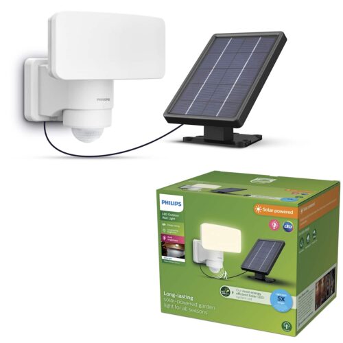 Proyector Pared Tylus Blanco Sensor Solar Ultra Eficiente 5000ºk Philips