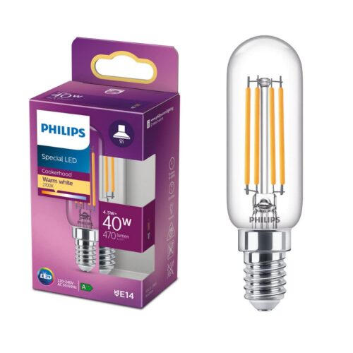 Bombilla Tubular Clara Campana LED 470LM E14 Philips