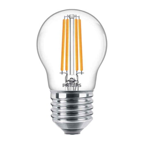 Bombilla Esférica Clara LED 806LM E27 (Cálida) Philips