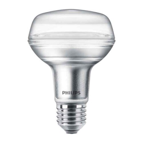 Bombilla Reflectora R-80 LED 670LM E27 Philips (Cálida)