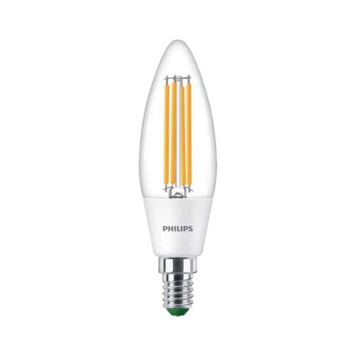 Bombilla Vela Clara LED 485LM E14 (Cálida) Ultra Eficiente Philips
