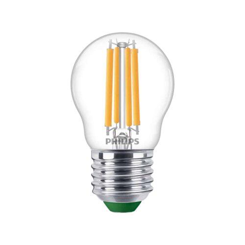 Bombilla Esférica Clara LED 485LM E27 (Cálida) Ultra Eficiente Philips