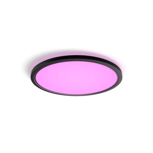 Tento Round XL Plafón Philips HUE White & Color Negro Zigbee & BT