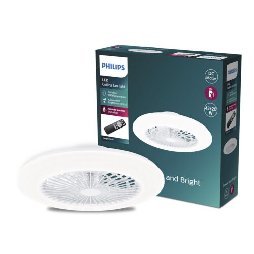 Ventilador Plafón de Techo Amigo 60 DC Blanco Cielo Estrellado Philips