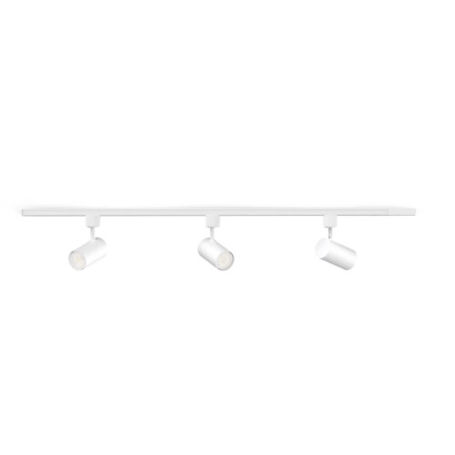 Kit Foco Orientable Carril Zilo EasyLink Blanco 3L Philips