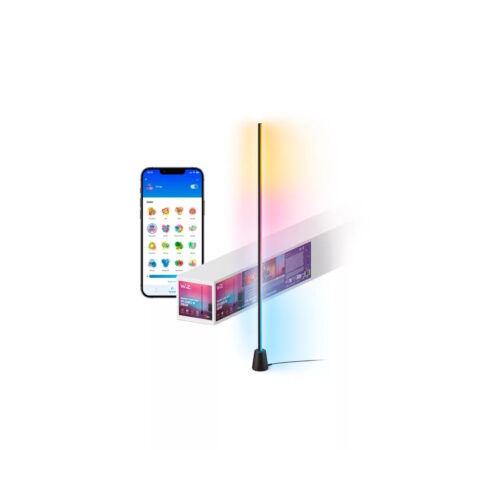Lámpara Pie Salón Gradient Philips WiZ Blanco Wifi Con tecnología SpaceSense