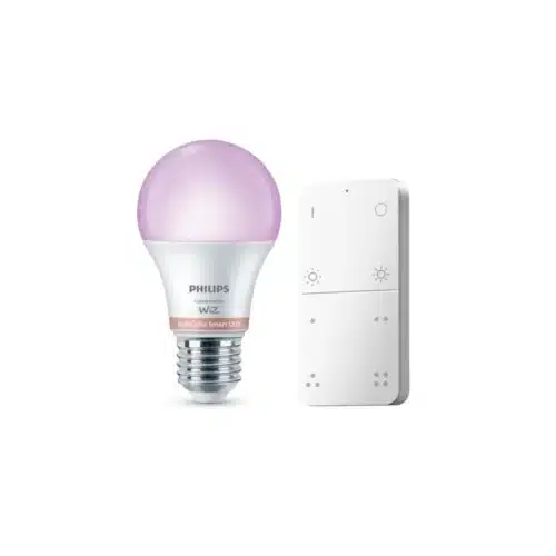 Bombilla Philips Smart Led inteligente RGB A60 E27 con mando a distancia Wifi Con tecnología SpaceSense