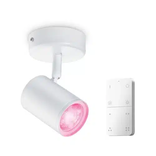 Foco Bos inteligente Blanco 1L con mando Philips WiZ Color Wifi Con tecnología SpaceSense