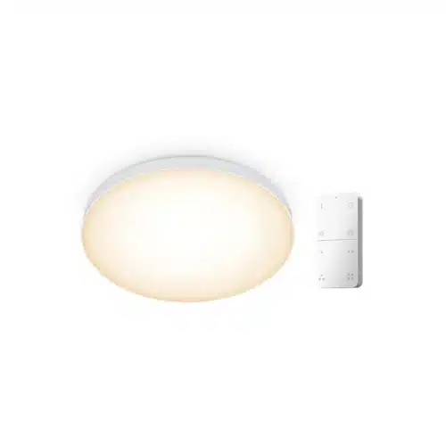 Plafón Redondo Philips Smart Led luz Blanca Regulable 2700K-6500K - 1800 lúmenes con mando