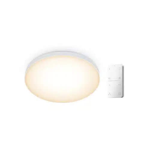 Plafón Redondo Philips Smart Led luz Blanca Regulable 2700K-6500K - 2600 lúmenes con mando